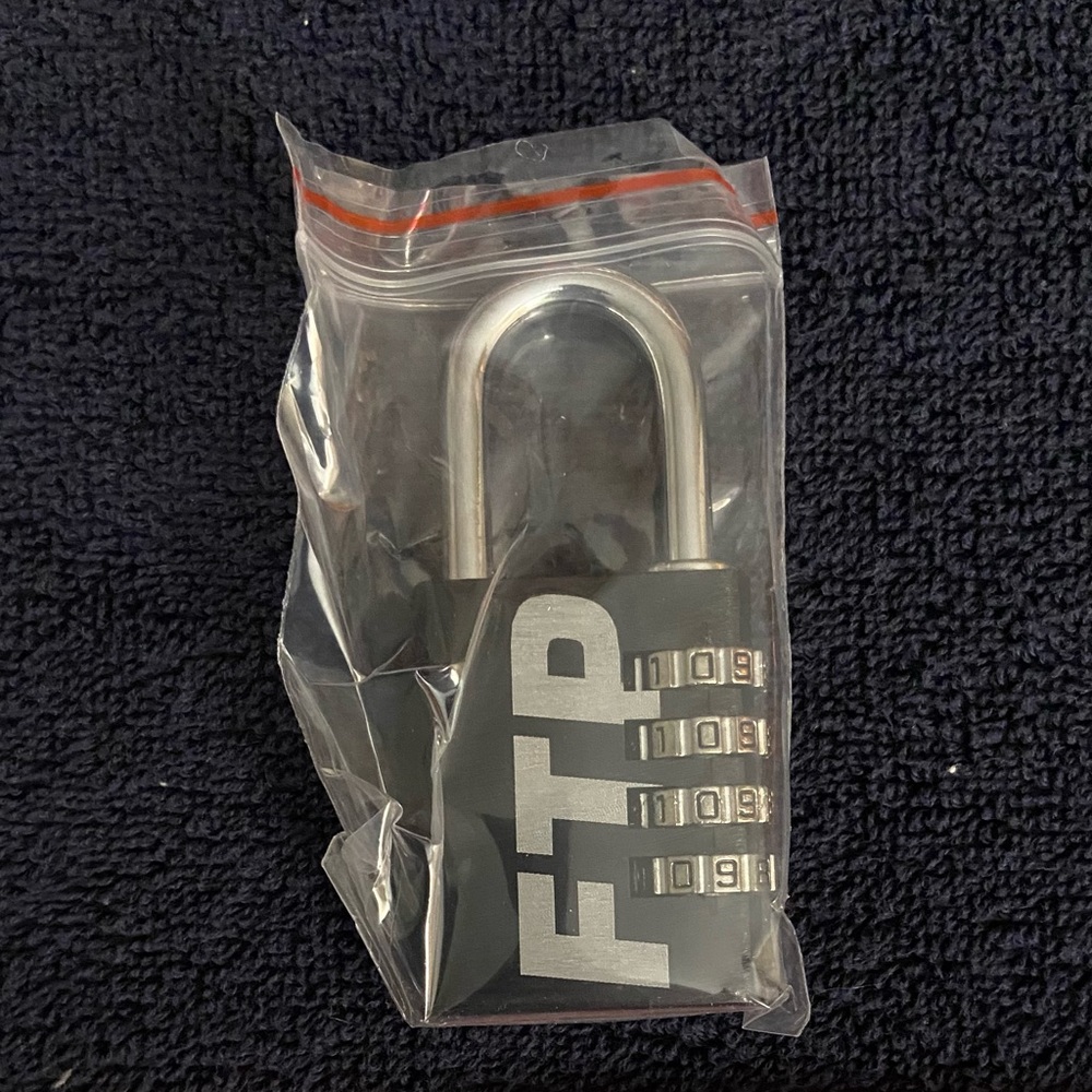 *NWT* FTP Logo Combination Padlock (O/S) - Picture 3 of 6